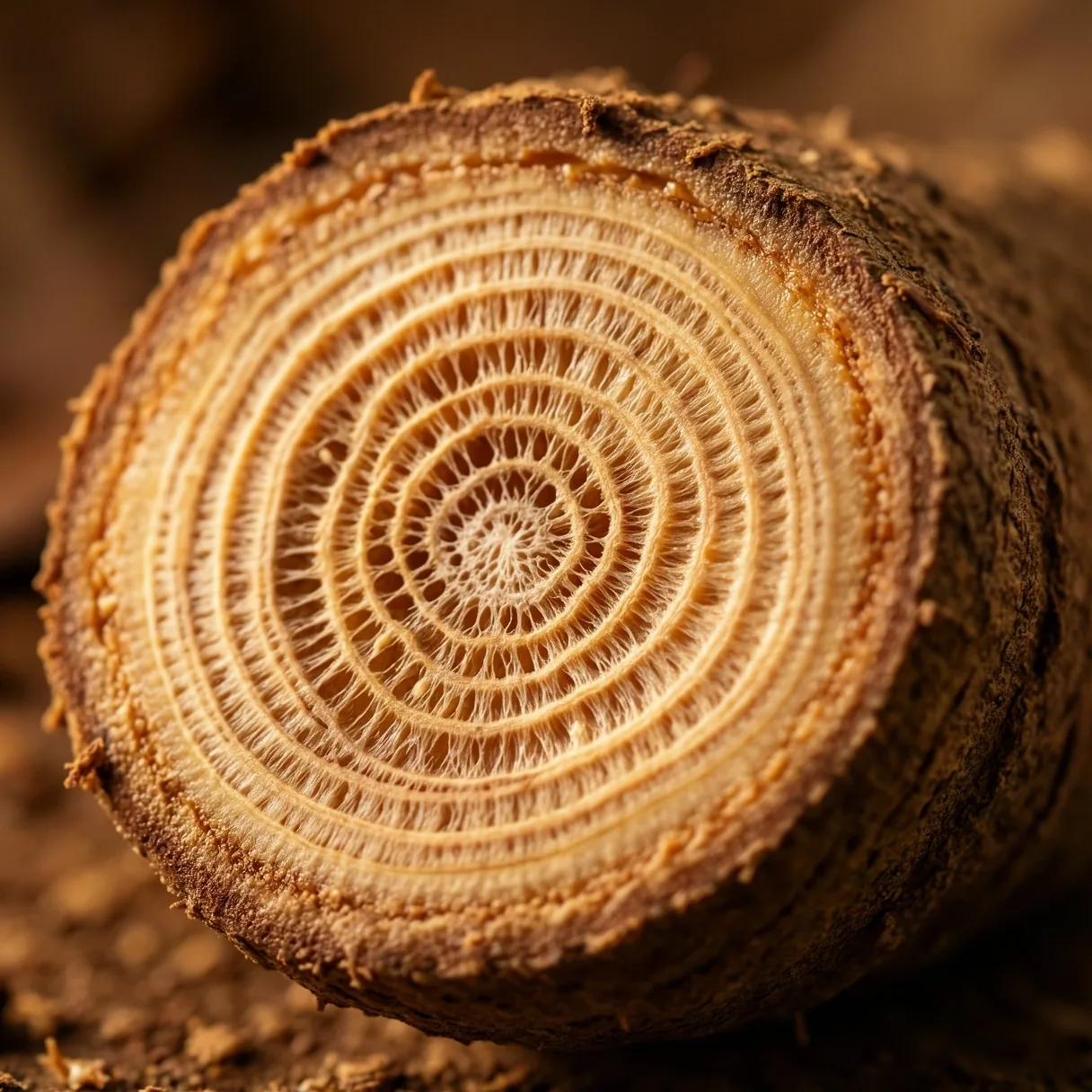 Eurycoma longifolia root specimen